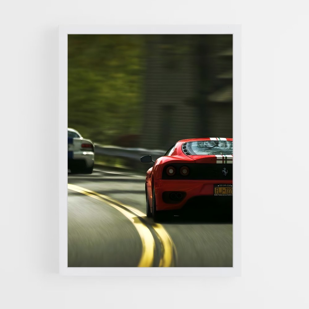 Poster Ferrari Pursuit (vue 3)